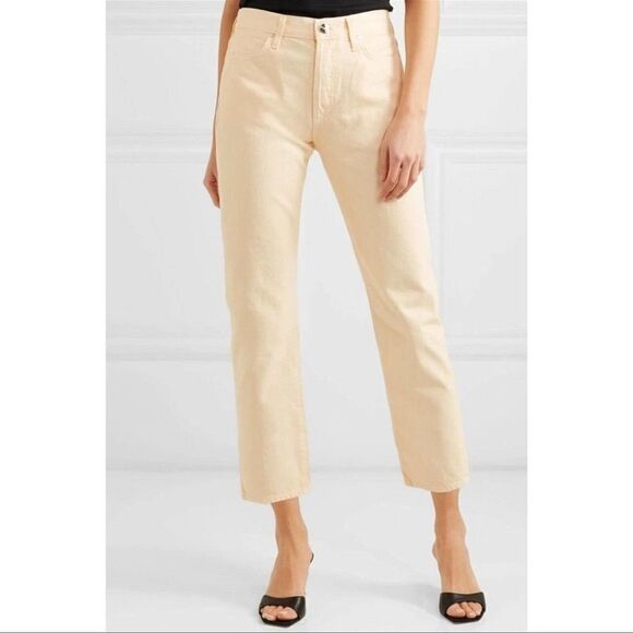 Goldsign Low Slung Straight Blonde Jeans Midrise - Picture 4 of 12